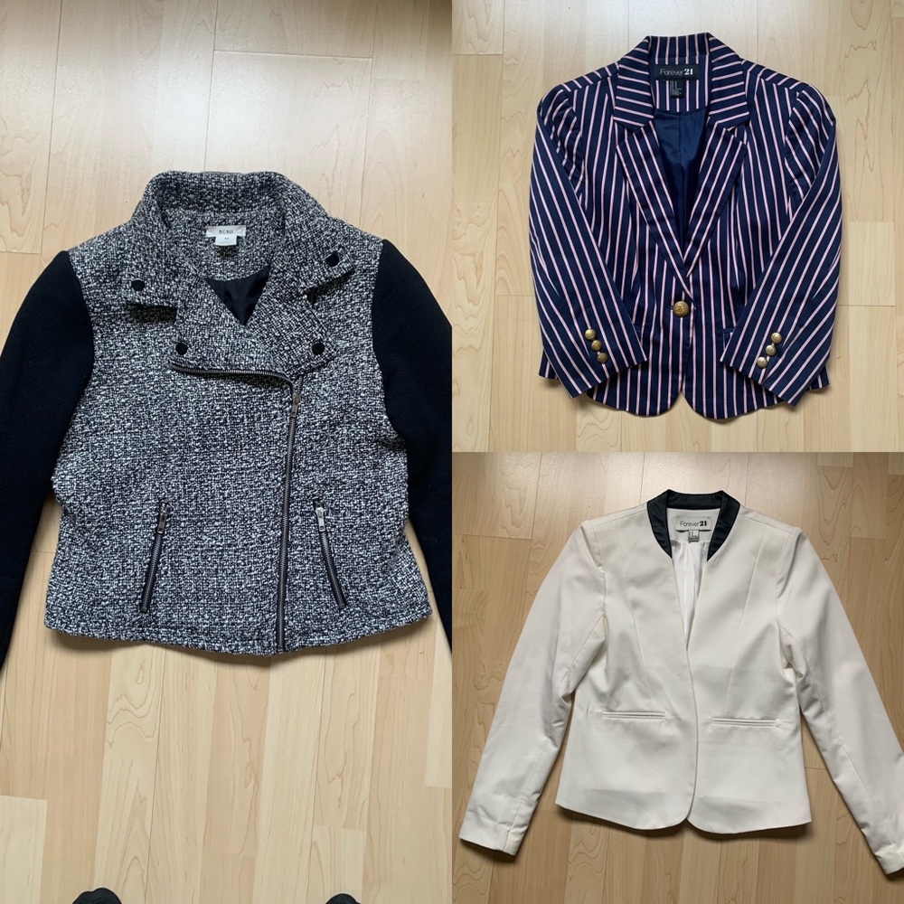 Long sleeved jackets
